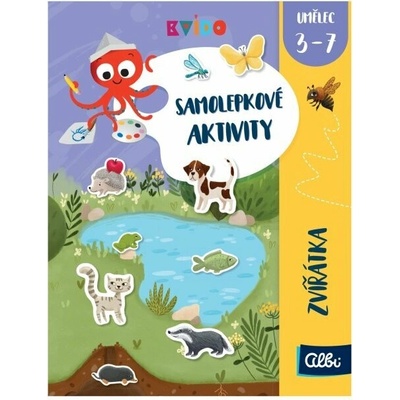 ALBI Kvído Samolepkové aktivity Zvířátka