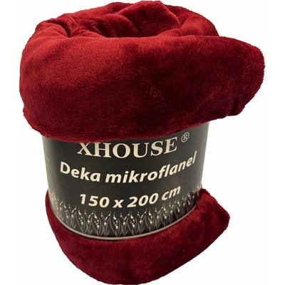 Bazyl cz Mikroflanelová deka Vínová 150x200
