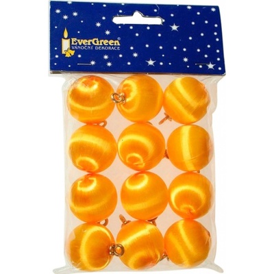 EverGreen Dekoračné guličky pr. 3 cm zlaté 12 ks