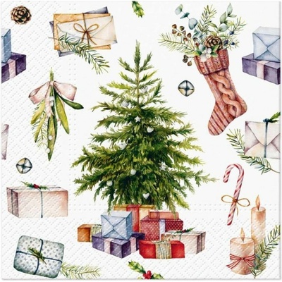 PAW Ubrousky L Christmas at Home 33x33cm