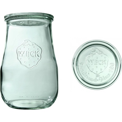WECK Tulip s víčkem 4 x 1750 ml