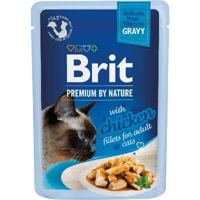 Brit Premium Cat Delicate Fillets in Gravy Chicken 85 g