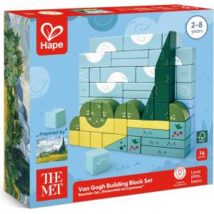 HaPe International Дървен конструктор Hape International The Met - Картина на Ван Гог, 76 части (H0536)