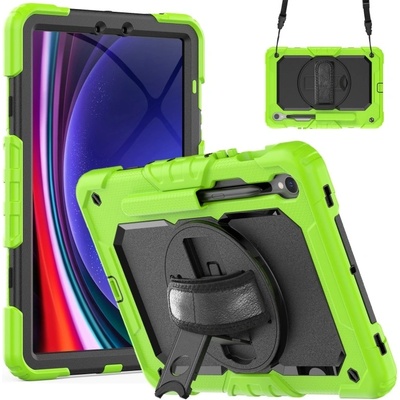 Vsechnonamobil 102890 SOLID 360 Odolný obal pro Samsung Galaxy Tab S9 / Tab S9 FE / Tab S10 FE zelený