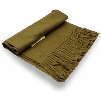 Krumlovanka s ovčí vlnou Cashmere Sensation hnědo-zelená extra jemná P-72650-KC