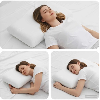 vidaXL Възглавница за спане Едноцветен 60 x 40 x 13 см (42020227)