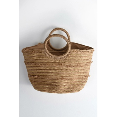 BOHO kabelka SLAMĚNÁ Pieces