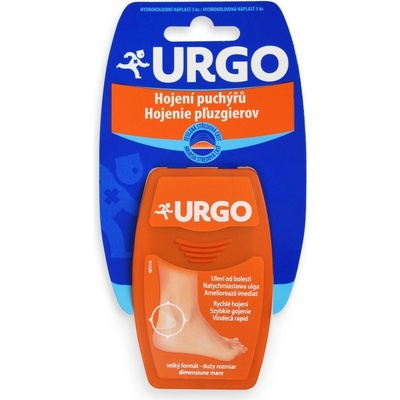 Urgo Hojení puchýřů hydrokoloidní náplast na paty 5 ks