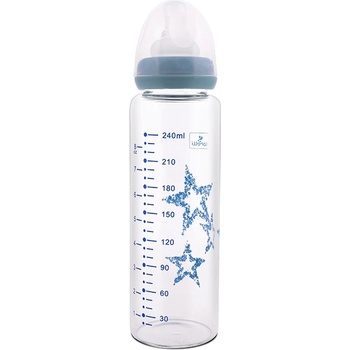 Image 1 of Lorelli Стъклено шише Lorelli - Anti colic, 240 ml, синьо (10200880004)