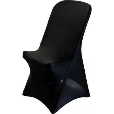 TENTino Elastický potah na skládací židli PTH01 Barva ubrusu: ČERNÁ / BLACK