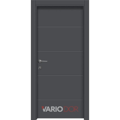 VarioDor Алуминиева врата с облицовка от mdf - vda 80 Антрацит (цена без монтаж)