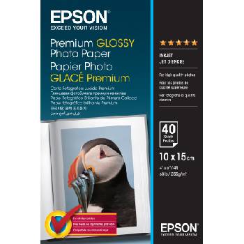 Epson Премиум гланцова фотохартия Epson (10x15, 40 листа, 255g)