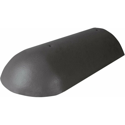 BMI Bramac Protector Plus Hřebenáč koncový set s vrutem antracit