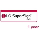 LG Софтуер за signage LG webOS SuperSign CMS, 1 година, SSO-1SLS