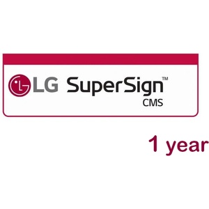 LG Софтуер за signage LG webOS SuperSign CMS, 1 година, SSO-1SLS