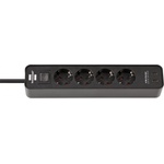 brennenstuhl 4 Plug + 2 USB 1,5 m (1153240106)