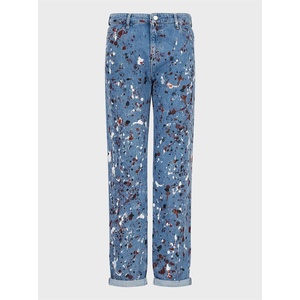 Emporio Armani Дънки Emporio Armani J15 Painted Jeans - Blue
