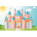 DIMEX ART Флизелинов фототапет розов замък 375 x 250 см