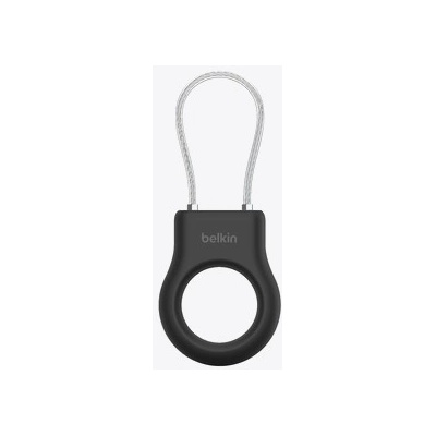 Apple Belkin Secure Holder w Wire Cable - Airtag - Black (MSC009btBK)