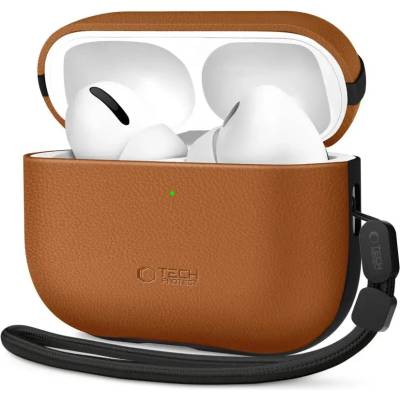 Tech-Protect Калъф Tech-Protect NaturalFit за AirPods Pro 3 - кафяв