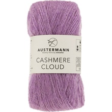 Austermann CASHMERE CLOUD - 46% vlna, 34% bavlna, 20% kašmír - Ručně pletací příze Barva: 04 - Mauve