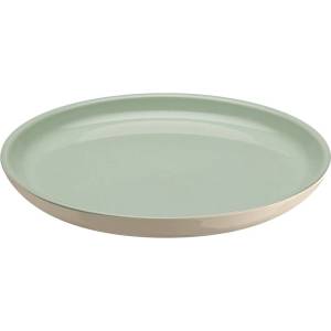 Emile henry (Франция) Керамична чиния emile henry dessert plate десертна - цвят мента и екрю (eh 8915-v7)