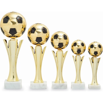 Pohár EDICE FOTBAL výška 41 cm zlatý černý