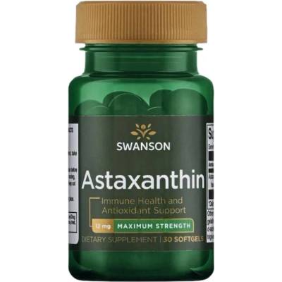 Swanson Astaxanthin 12 mg [30 Гел капсули]