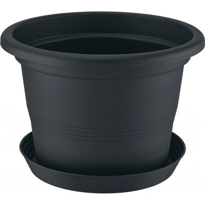 PARKSIDE Květináč s miskou Winchester 40 cm antracitová – Zbozi.Blesk.cz