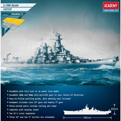 Academy Model Kit USS Missouri BB 63 14222 MCP 1:700