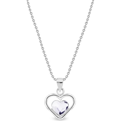 Spark čirý se Swarovski elements sweetheart NM28086C-L Krystal