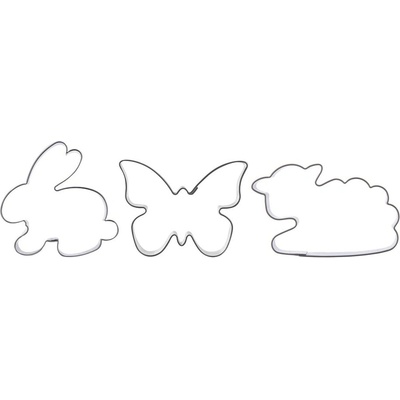 Orion Формички за бисквитки с великденска тематика в комплект от 3 броя - Orion (132607)