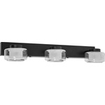 OSRAM - LED стенно осветително тяло за баня ORBIS FLAME 3xLED/5, 5W/230V IP44 черно (P227943)