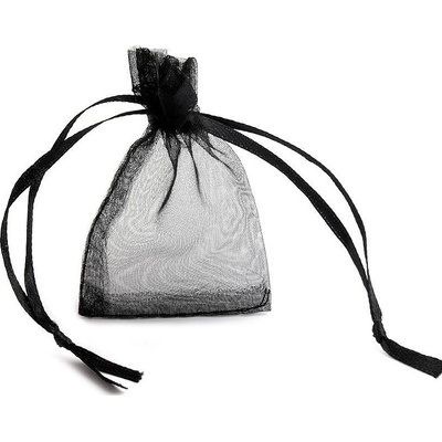 Prima-obchod Dárkový pytlík 4,5x7 cm organza, barva 6 černá