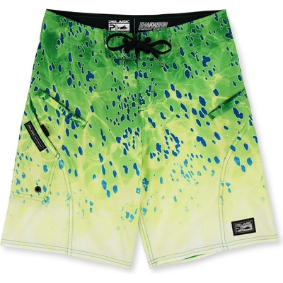 PELAGIC Шорти/къси панталони PELAGIC SHARKSKIN DORADO FISHING SHORTS Green Dorado