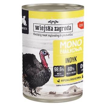 WIEJSKA ZAGRODA Cat Monoprotein Turkey 0,4 kg