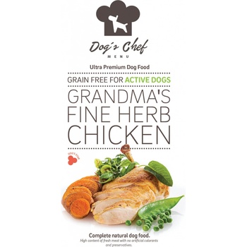 Dog's Chef British Free Range Chicken With Pomegranate & Ginger Active Dogs 12 kg