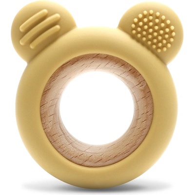 Lorelli Premium СИЛИКОНОВА ГРИЗАЛКА С БУК МЕЧЕ natural yellow (10210910001)