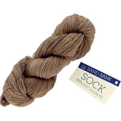 Malabrigo Sock Sand Bank 131 piesková hnedá