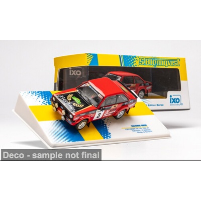 Ford Escort MK II RS 1800Legend Boucles de Spa 2010 #3 BlomqvistJakobsson 1:43 IXO