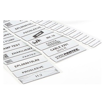 Partex EPL045015LR9C 45x15мм, бял, 1000 бр, EPL панелен етикет (EPL045015LR9C)