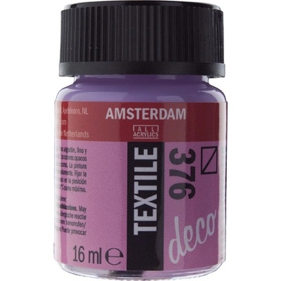 Farba na textil Amsterdam Textile Deco 16ml jasná červená nepriesvitná 388