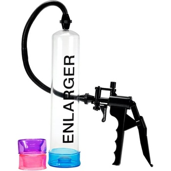 Image 1 of Linx Kinx Minx Прозрачна пенис помпа с три разноцветни накрайника