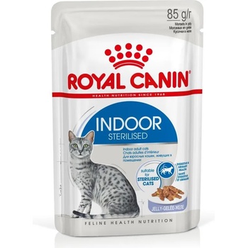 Image 1 of Royal Canin Indoor Sterilised Jelly пауч за кастрирани котки отглеждани на закрито 85gr