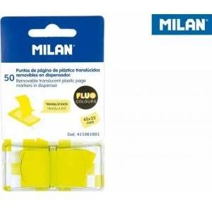 MILAN Index inserts fluo yellow 50pcs MILAN