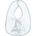 Bambino Casa Лигавник с бродерия Bambino Casa - Paris, Mint (3011)
