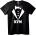 NOONEBRAND Тениска смокинг KYM - L, Black