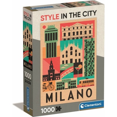 Clementoni Style in the City Miláno 1000 dielov