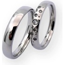 Nubis NSS3018 ZR Dámský ocelový snubní prsten