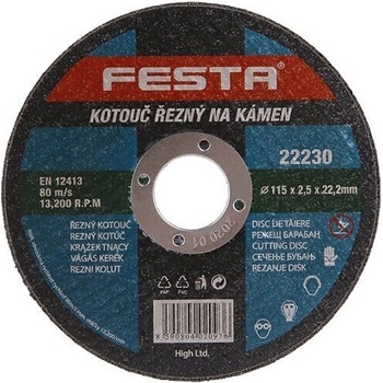 FESTA Диск за рязане на камък FESTA 115 x 2.5 x 22.2 mm 22230 (22230FE)
